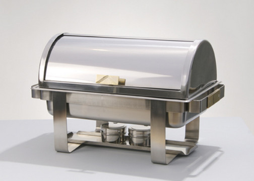 Stainless Roll Top Chafing Dish, 8 Qt.